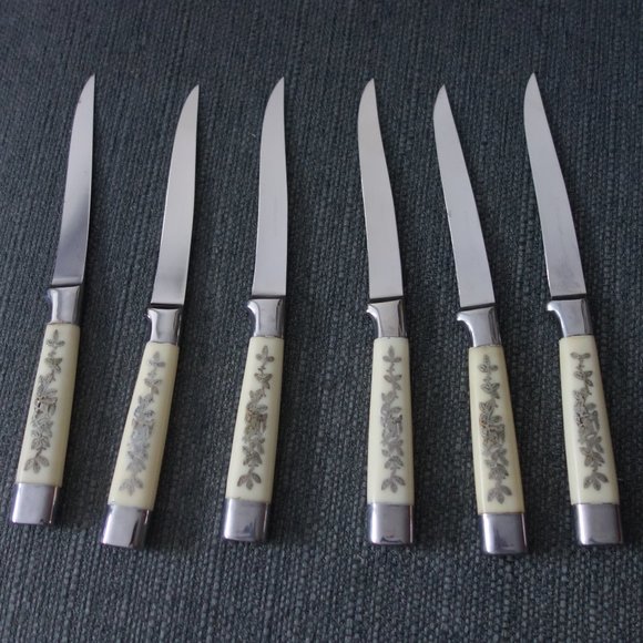 Set of Six(6) Stainless Steel Knives with Box - Picture 9 of 16